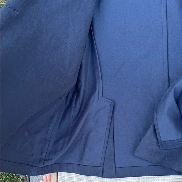 🆕 Frank & Oak Fairmount Collection | Double Breasted Navy Blazer | The Classic - Picture 7 of 9